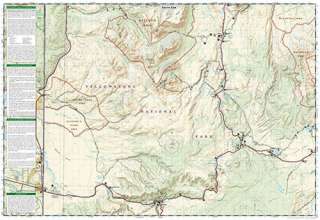 Yellowstone National Park, Mammoth Hot Springs Area Trail Map