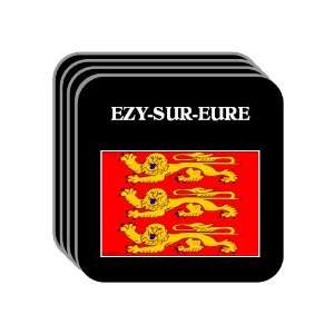   )   EZY SUR EURE Set of 4 Mini Mousepad Coasters 