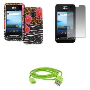   Cable (Neon Green) + Screen Protector [EMPIRE Packaging] Electronics