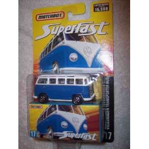 Superfast  #17 Volkswagen Transporter Bus 1 of 15,000 Collectible 