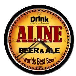  ALINE beer and ale wall clock 