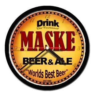  MASKE beer and ale cerveza wall clock 
