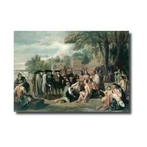 William Penns Treaty With The Indians In November 1683 177172 Giclee 