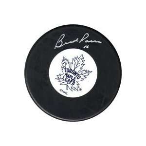 Bud Poile (Deceased) Autographed Puck 