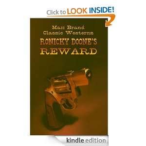 Ronicky Doones Reward (Classic Westerns) Max Brand  