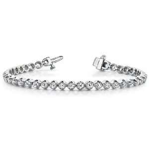   Tennis Bracelet, 3.42 ct. (Color HI, Clarity SI2) Anjolee Jewelry