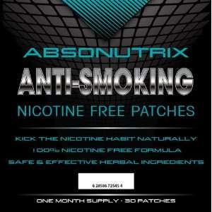  Absonutrix Anti Smoking Nicotine Free Patches Health 