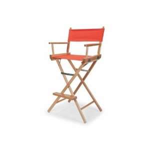  Telescope Casual Celebrity Director Chair Wood Sling Arm 
