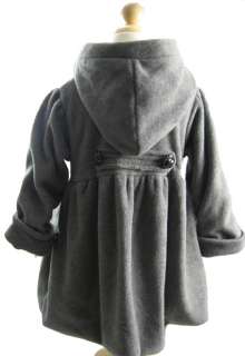 Corky Company Girls Charcoal Mary Jayne Winter Coat  