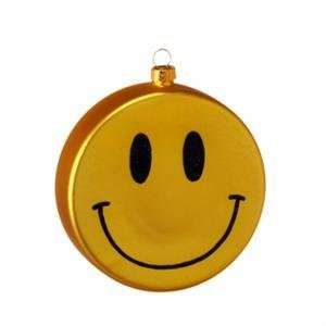  Smiley Face Old World Glass Ornament