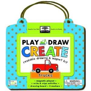  Green Start Play Draw Create   Trucks Toys & Games