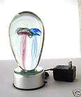 Jellyfish LED Light Stand Glow in the Dark 5.5 Tall items in Florida 