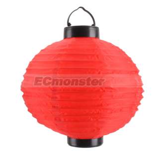 New 10 Red Solar Chinese Lantern Party Wedding Light Garden Lamp 