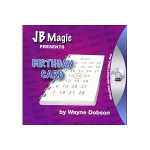   Birthday Card w/ DVD JB magic trick easy to do mini 
