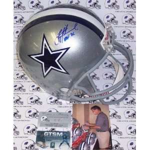  Troy Aikman Signed Dallas Cowboys Full Size Helmet Sports 