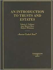 Vollmar Hess and Whitmans An Introduction to Trusts and Estates 
