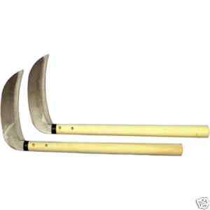 Sharpened Steel Blade Wood Handle Kamas Kama 13 inches  