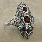 garnet rings antique  