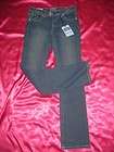 NWT GIRLS BOUTIQUE KARMA BLUE BOOT CUT JEANS WITH DESIGNER POCKETS~SZ 