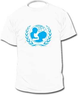 NEW UNICEF UNICEF LOGO T SHIRT 4 STYLES S XXL  