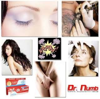 Dr NUMB Numbing Cream 30g Tattoo Skin Piercing Hair  