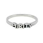 NEW Popular Stainless Steel Cursive Purity Ring items in Fishers of 