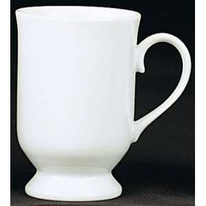  Harold Import 3912 White Porcelain Pedestal Mug 9 Oz 