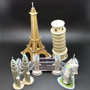  3D Puzzle Studio Mini Architecture Series 1 Toys & Games