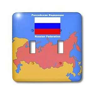  777images Flags and Maps   Map and Flag of the Russia with 