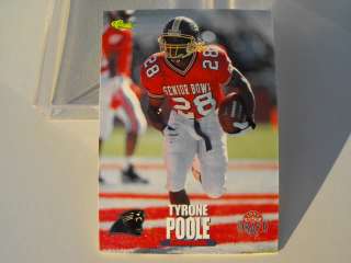 1995 Classic NFL Rookies #22 Tyrone Poole  