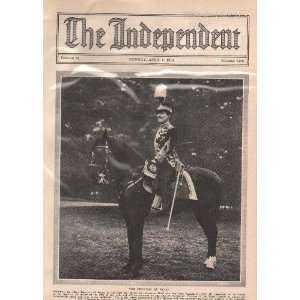  1914 Print Emperor Yoshihito of Japan on Horseback 