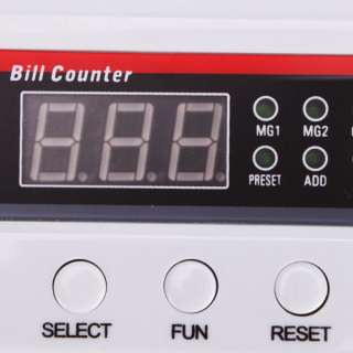 NEW ELECTRONIC BILL COUNTER CASH CURRENCY MONEY BANKNOTE COUNTERFEIT 