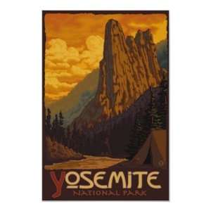 Yosemite National Park, CA   Sentinel Rock Poster