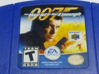 007 World Is Not Enough N64 Game Nintendo 64 James Bond 014633141849 