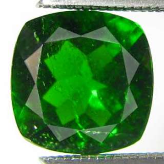96CTS 7MM. NATURAL GREEN CHROME DIOPSIDE NICE CUSHION PAIR  