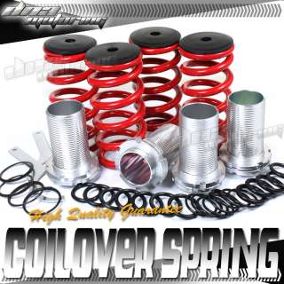 HONDA CIVIC 01 05 1 4 FULLY ADJUSTABLE RED COILOVER LOWERING SPRING 