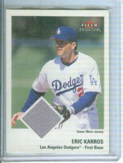Eric Karros 2003 Fleer Game Used Jersey  