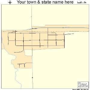  Street & Road Map of Alvarado, Minnesota MN   Printed 