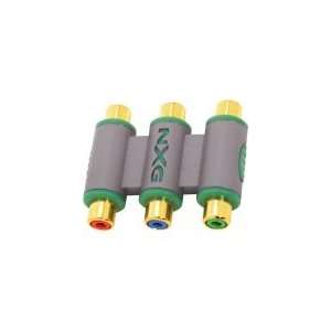  Component Video Coupler 24k Gold Plated Connectors 