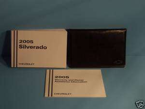 05 2005 Chevrolet Silverado owners manual  