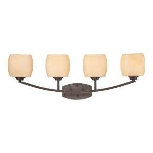  Nuvo 60/4204 Helium 4 Light Bathroom Lights in Vintage 