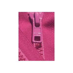 Vislon Zipper ~ YKK #5 Molded Plastic ~ Separating   817 Cerise (1 