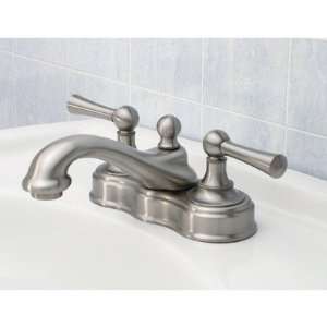 Gatco 4328 Tiara 4 Double Handle Centerset Standard Deck Mount Faucet 