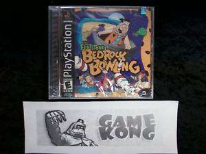   Flintstones Bedrock Bowling Game Playstation Kids NEW SEALED   077