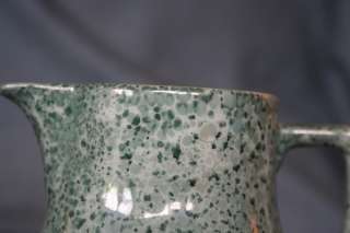 RWC Bavaria Green Speckle Cream Pitcher  