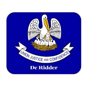  US State Flag   De Ridder, Louisiana (LA) Mouse Pad 