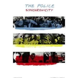    THE POLICE SYNCHRONICITY POSTER 24X36 #4556