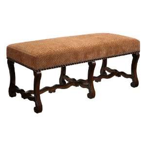  Plush Chenille 47 1/2 Wide Upholstered Bench