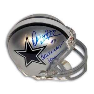  Danny White Signed Cowboys Mini Helmet   Americas Teams 