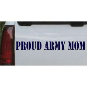 Navy 56in X 7.0in    Proud Army Mom Military Car Window Wall Laptop 